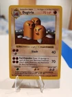 1999 Pokémon TCG Dugtrio Base Set #19/102 Non-Holo Rare Card Shadowless