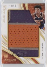2019 Panini Immaculate Jersey Number 44/50 Jalen Lecque #JP-JLE Jumbo Patch s3g