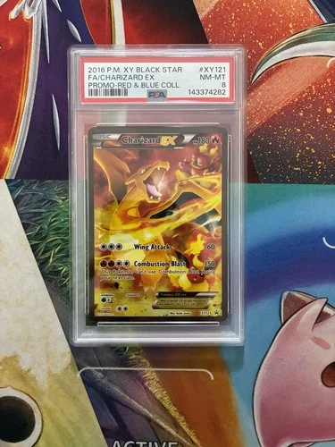 Pokemon Card 2013 Pokemon XY Promos Charizard EX Full Art #XY121 PSA 8 One Owner