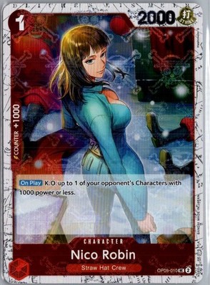Premium Booster -The Best- #OP05-010 Nico Robin (Jolly Roger Foil)