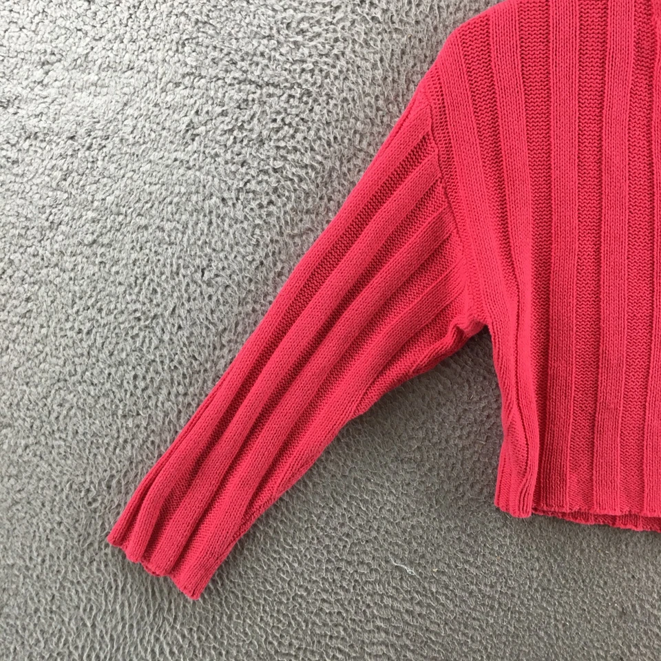 Suéter Recortado Urban Outfitters Para Mujer XS Rosa Tejido con Cable Manga Larga Pullover Foto 4 de 4