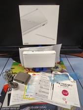    Beautiful Condition Complete Nintendo DS Lite Crystal White Region Free CIB