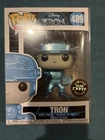 CHASE Funko Pop Movies: Glow in the Dark TRON #489 VAULTED w/Protector