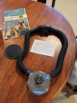 Royal Aqua Lung Master 2 Stage Regulator 1960s Perfect Vintage Condition W/ Box
