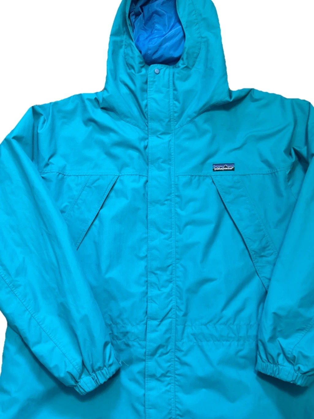 Patagonia Vintage 90s Technical Windbreaker Storm Jacket Coat Hard Shell Size XL