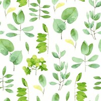 20 Cocktailservietten Fresh Leaves - Frische, GrüNe BläTter 24X24Cm
