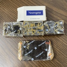 4 VTG 1.4oz Original Neutrogena Brown Transparent Face Cleansing Soap Travel Sz