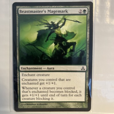 Beastmaster's Magemark - Guildpact 80/165 Regular Common Magic The Gathering MTG