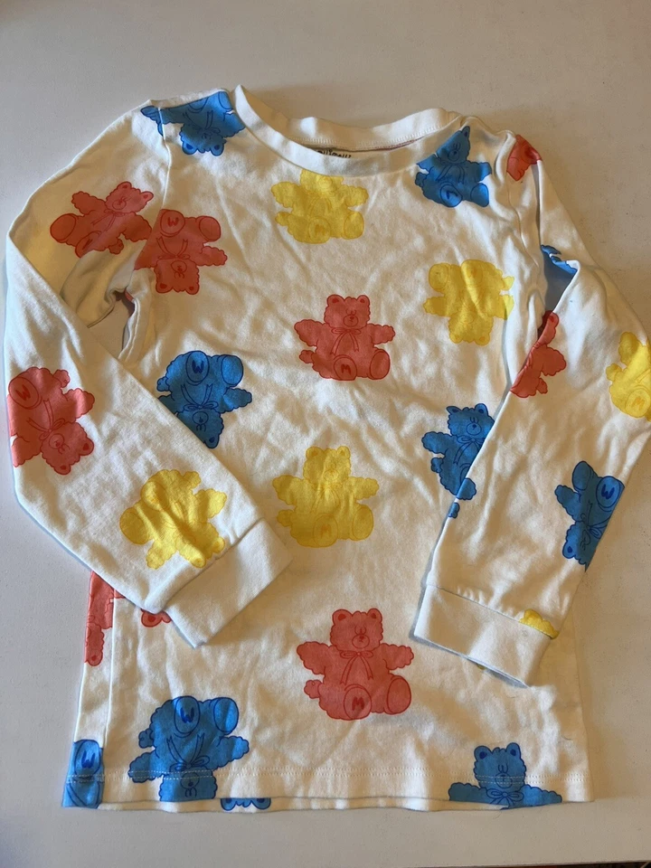 MOLLIMELLI Girls Boys Kids Size 9-10 Pajamas PJs Long Sleeve 2 Piece Bears - Image 4 of 4