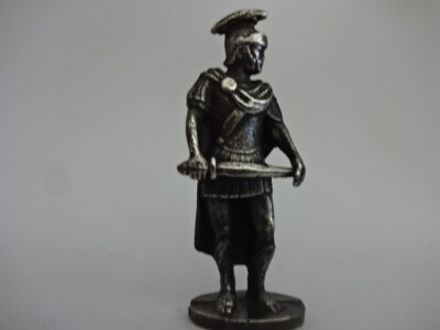 50 mm '' Metallfigur EU / Römer / Legat / Altsilber / 2-1 Kennung