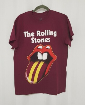Rolling Stones very rare 2015 Zip Code Tour Shirt Rabbit tonque Minneapolis 2015