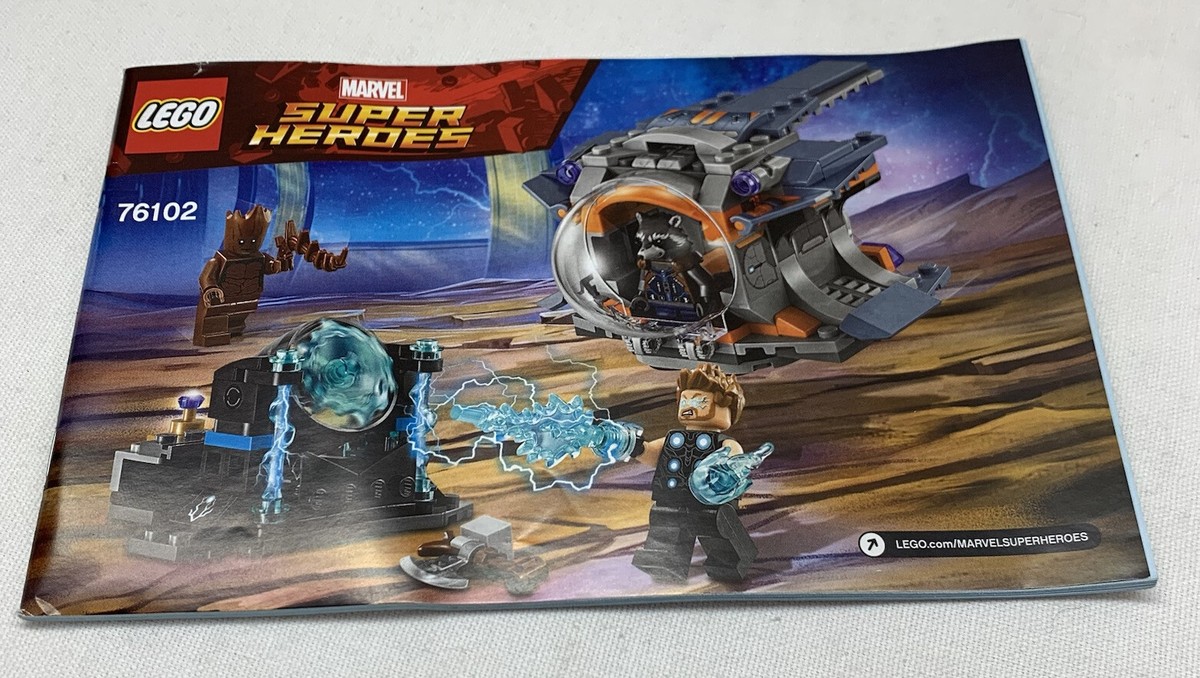 Lego Marvel Super Heroes Manual For Set 76102 Thors Weapon Quest