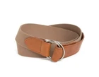 Shinola Double O-Ring Leather Belt Large, TAUPETAN