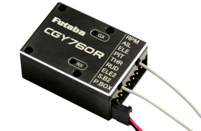 Futaba CGY760R receiver/3-axis gyro for helicopter w/built-in
