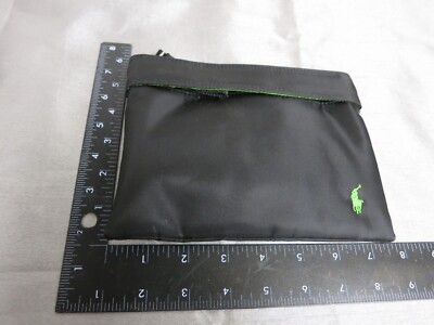 Polo Ralph Lauren nylon travel bag black with green pony