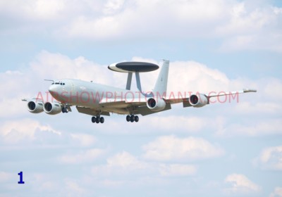 1 X BOEING E-3 SENTRY RC-135W BOMBARDIER SENTINEL RAF PHOTOGRAPH