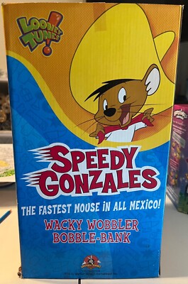 SPEEDY GONZALES Wacky Wobbler Bobble Bank by FUNKO (New) Apprx. 14