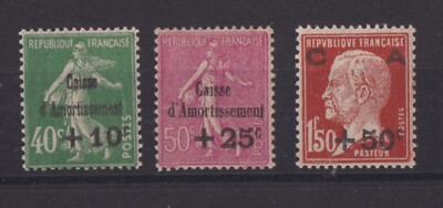 Timbres France Caisse D’Amortissement N°254 Et 255 – Neufs Sans Charnière – 1929 – Cote 225€