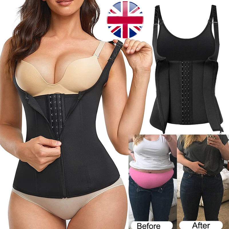 Zipper Double Belt Neoprene Waist Trainer Corset - Achieve Your