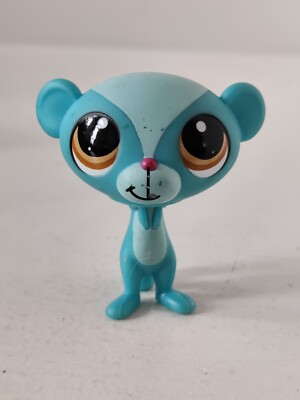 LPS Littlest Pet Shop #3621 Sunny Nevla Blue Mongoose Hasbro Free P&P Worldwide