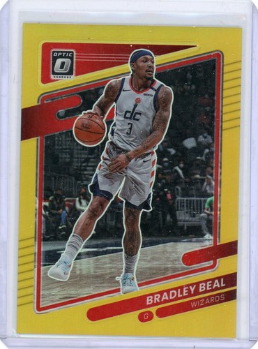 2021-22 DONRUSS OPTIC #74 BRADLEY BEAL "GOLD PRIZM" #2/10 WIZARDS 020825 - 第 1/1 張圖片