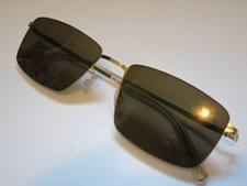 Mykita Lessrim KAITO 013 Glossy Gold Green Polarized Glasses Eyewear Sunglasses