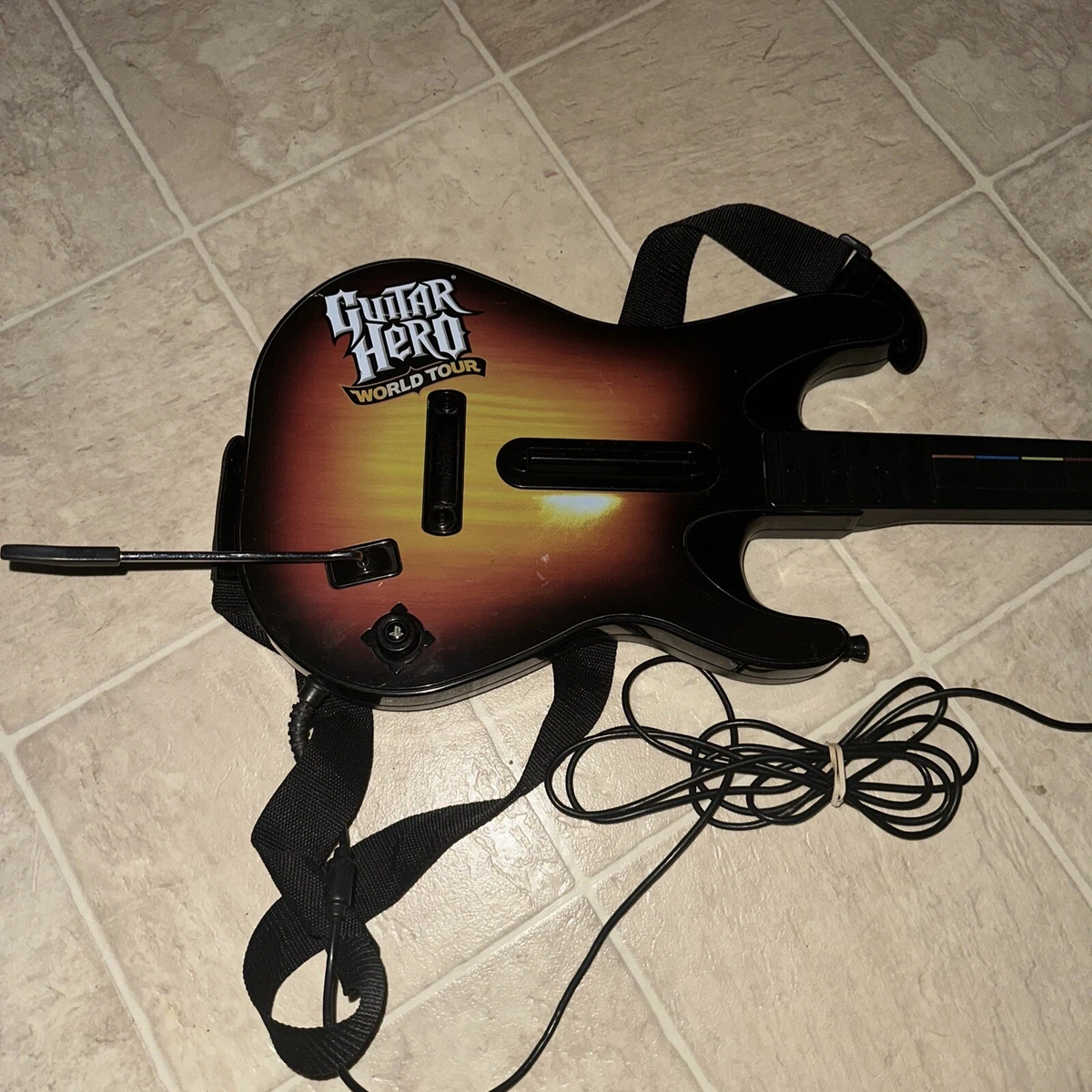 Guitar Hero World Tour Kiosk Demo Guitar Wired USB PS3 60315.805 Extremely Rare