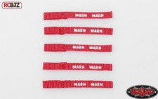TOY RC4WD Warn Winch Pull Tags RED Pack of 5 Scale Detail Z-S1660 Accessory