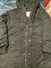 Boys' Heavyweight Solid Parka Jacket - Cat  Jack Black Onyx L