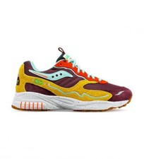 Scarpe Saucony Unisex 3D Grid Hurricane Trailian Marrone E Senape S70745-2