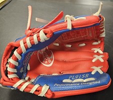RAWLINGS Ball Glove PL91SR Youth Players Series Baseball Red Fits on Left Hand