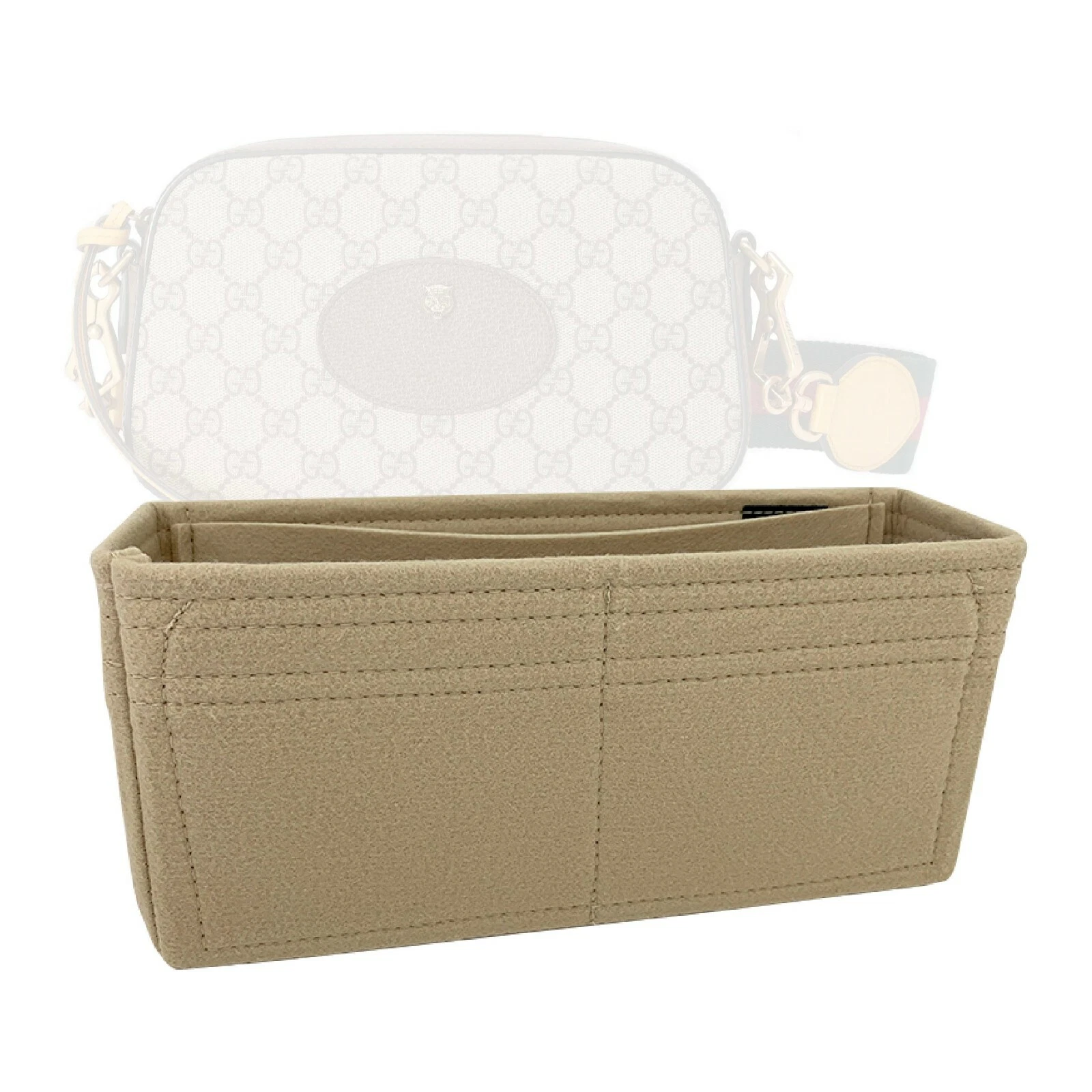 Organisateur de sac pour Gucci Neo Vintage GG Supreme Messenger (Appareil photo)