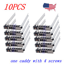10pcs 2.5in SATA Tray Caddy for Dell PowerEdge R710 R610 R620 R720 R720xd G176J