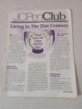 JC Pen Club Newsletter For J C Penney Life Insurance Customers Summer 1989