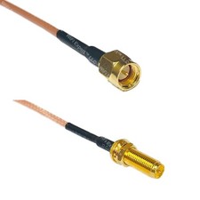 RG316 SMA MALE to RP-SMA Female Long RF Cable Rapid-SHIP LOT