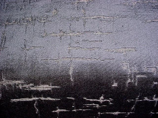 2-3/4Y Stout Adler Slate Blue Textured Velvet Drapery Upholstery Fabric - Image 3 of 4