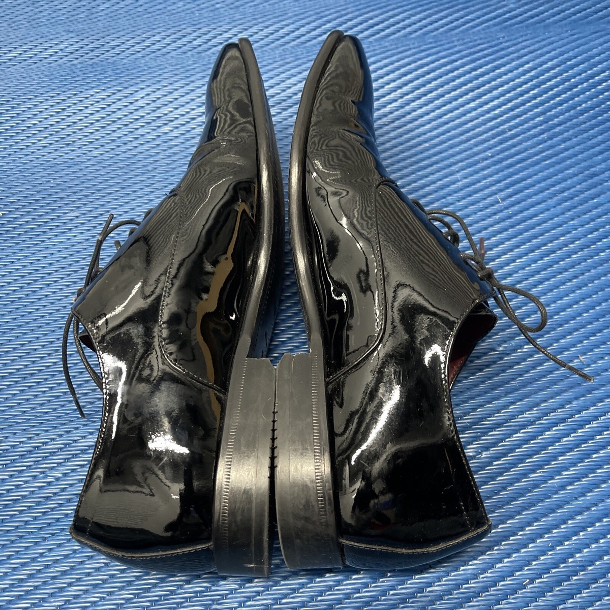 BOSS Hugo Boss Vero Cuoio Mens Black Leather Plain Toe Oxford Dress Shoes Sz 13‎ vero cuoio mens dress shoes - Gem main image 4