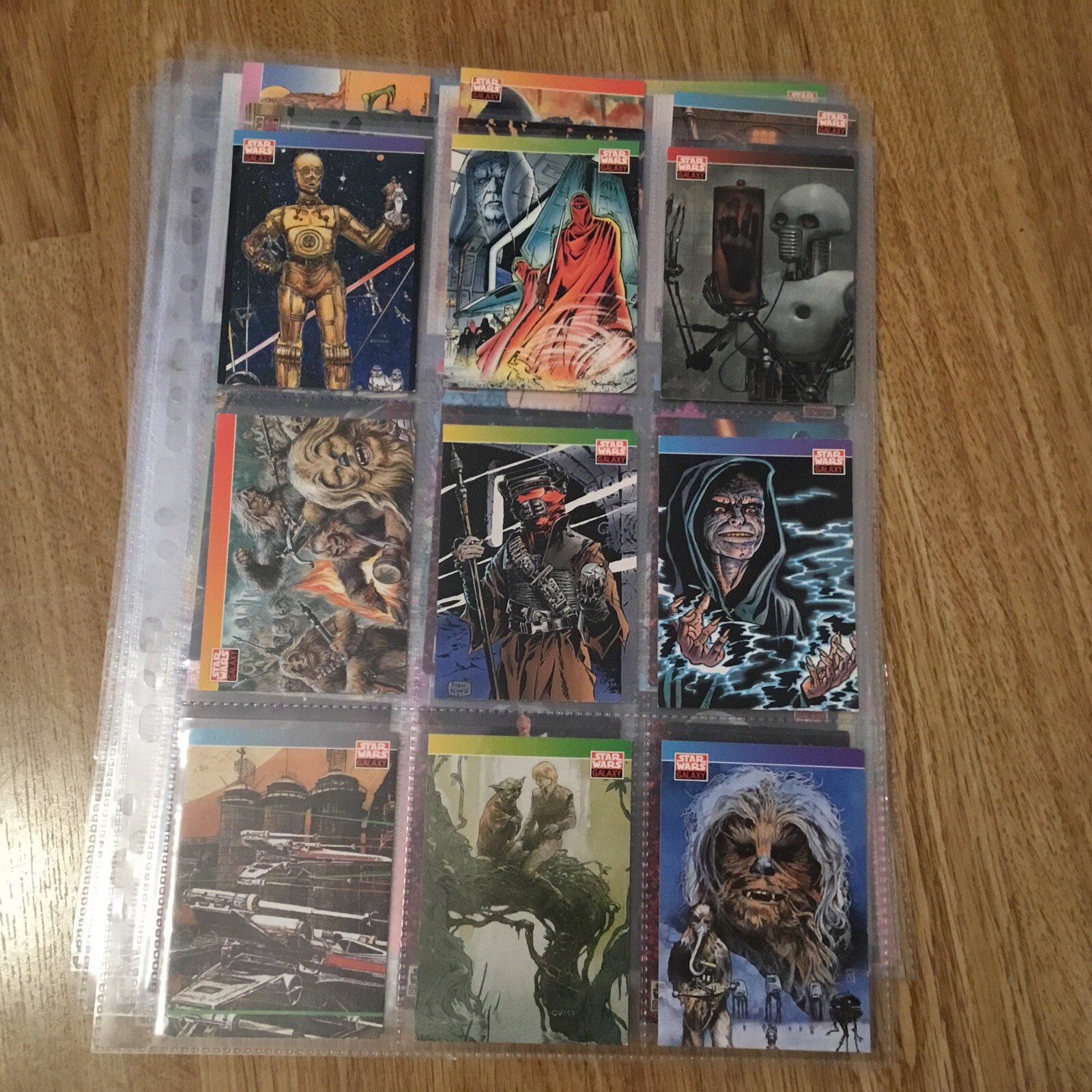 Topps Star Wars Galaxy Trading Card 1993 Lot Art Of Star Wars Design & Visions eBay