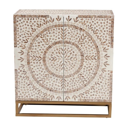 Perlmutt - Barschrank, Regal Barschrank, Wohnzimmermöbel - Bild 10 von 14