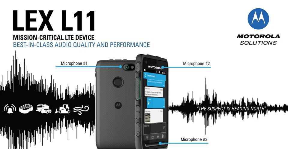 Motorola LEX L11n Rugged PTT Security Law Enforcement Emergency First Responder - Image 3 of 4