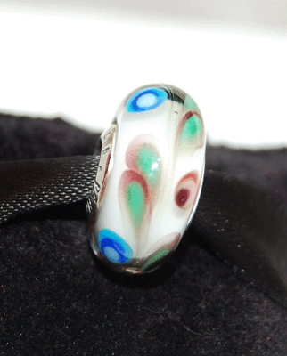 Genuine Pandora Murano Glass Bead Folklore 791614 retired