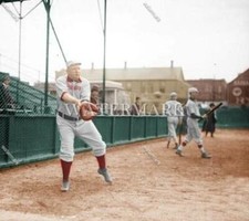 CN307 Adrian Cap Anson Colts Warms Baseball 8x10 11x14 16x20 Colorized Photo