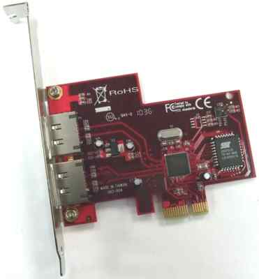 I102-00A Silicon Image I102-00A Twin eSATA Port PCIe PCI Express CarD