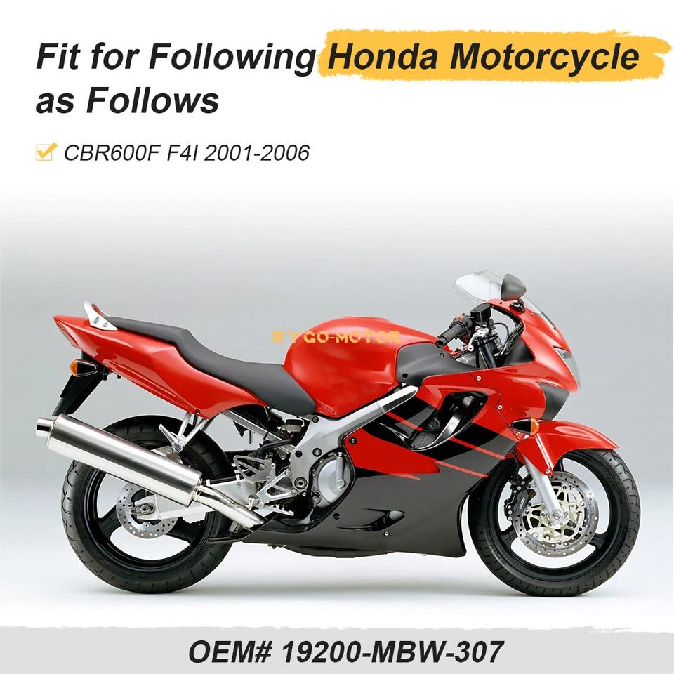 Water Pump Assembly for Honda 19200-MBW-307 CBR 600F4i 2001 2002 2003 04 05 2006 - Image 2 of 4