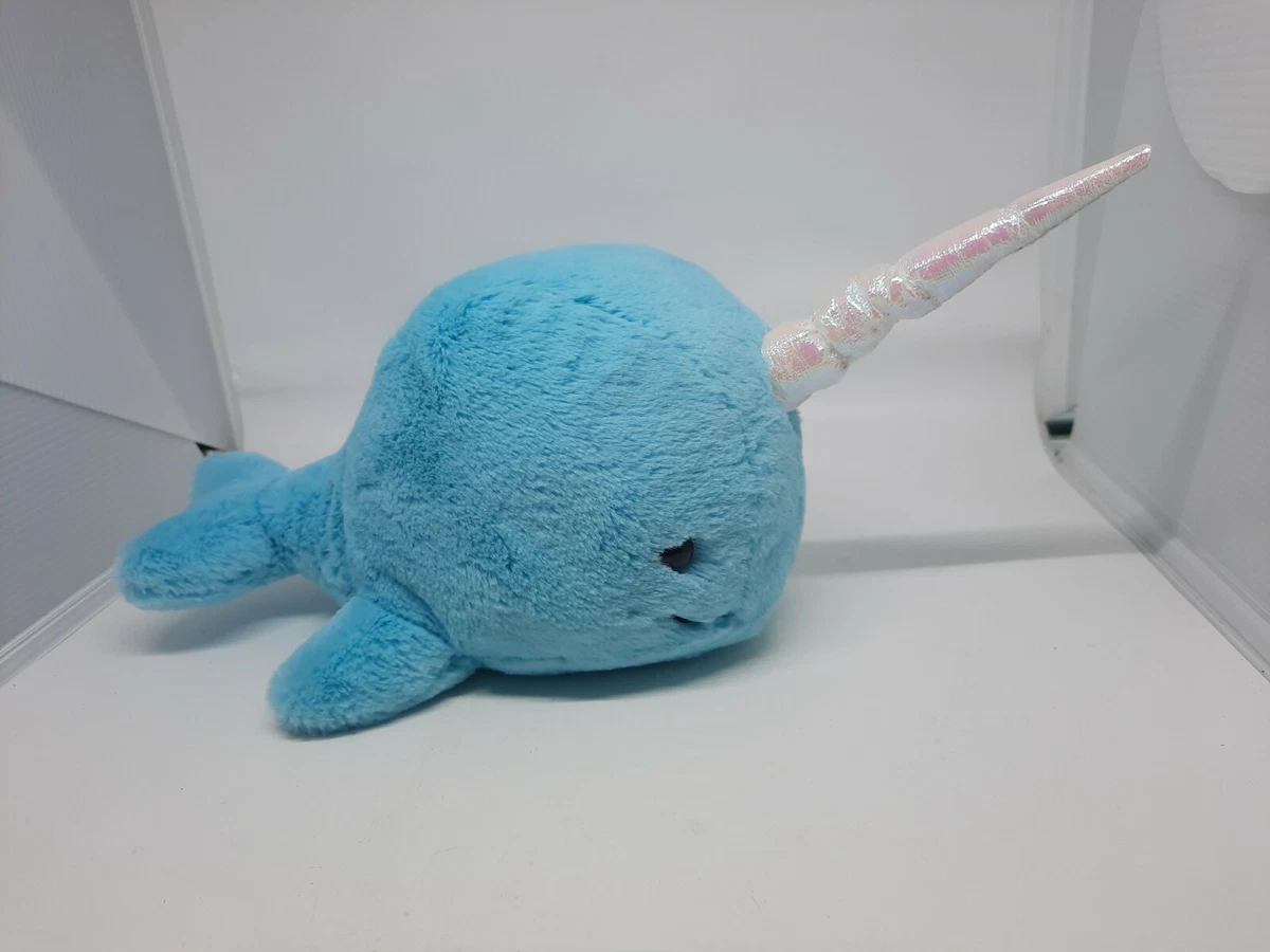 Jellycat Sea Sorbet Narwhal Aqua Blue Plush 9