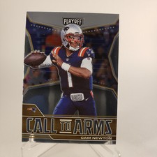 2021 Panini Playoff Call to Arms Cam Newton New England Patriots #CA-CNE