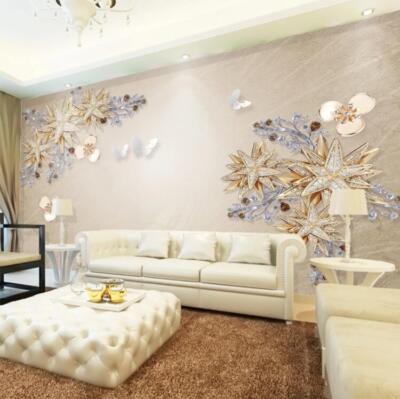 3D Crystal Petals ZHUA6750 Wallpaper Wall Murals Removable Self-adhesive Amy