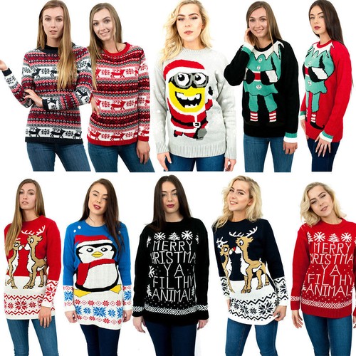 Women Vintage Sweater Christmas Extra 