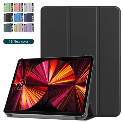 Schutz Hülle für iPad Pro 11'' 2022 2021 2020 2018 Smart Cover Hülle Case 9H Glas
