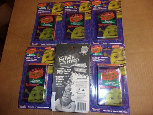 12 Foil Packs Shrek the Third Premium Trading Cards 8 in Each Pack 2007 Inkworks - Picture 1 of 2